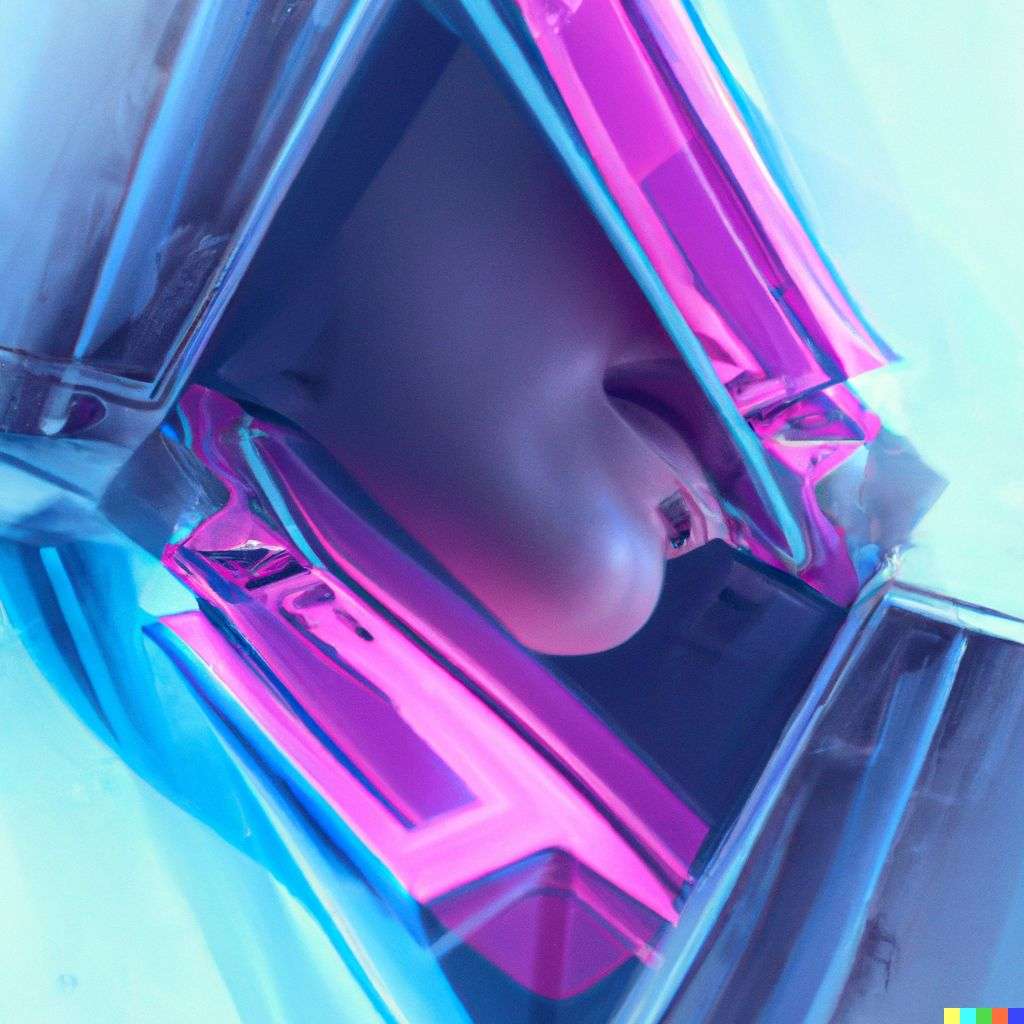 a representation of anxiety, digital art, dystopia